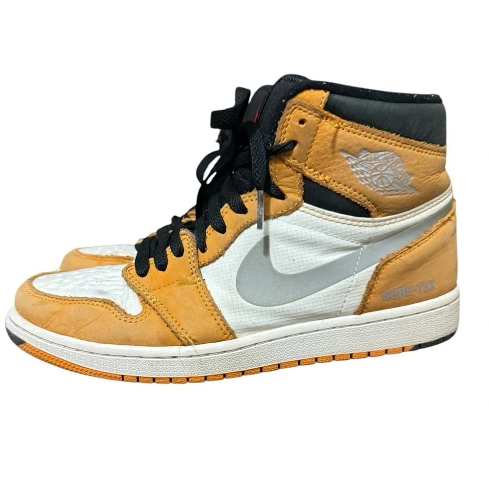 Rare Nike Air Jordan 1 high element Gore-Tex curry size 8 Y2K retro 90’s - Picture 3 of 10